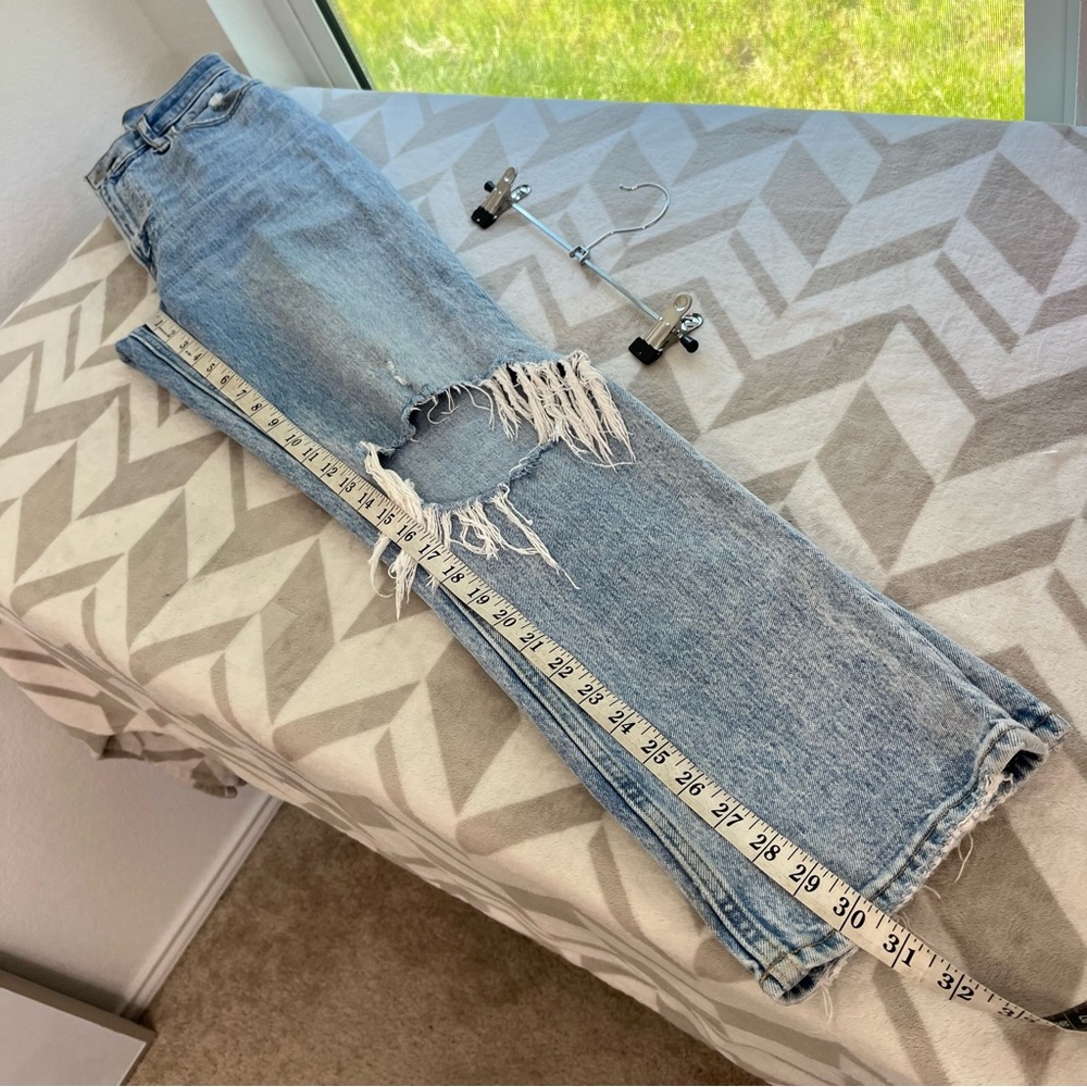 Abercrombie & Fitch Curve love The 90s Straight Ultra High Rise Jeans size 2/26R - Picture 7 of 7